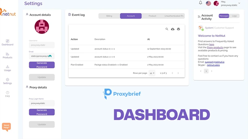 Dashboard