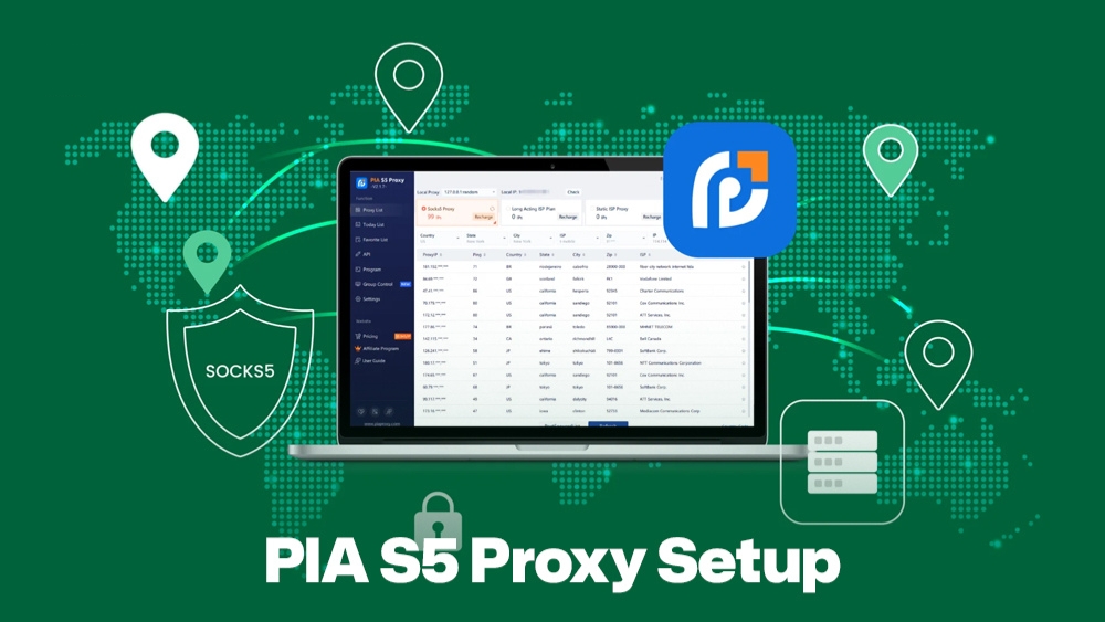 PIA S5 Proxy Setup