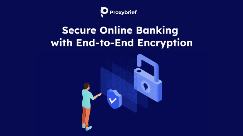 Secure online banking with end-to-end encryption