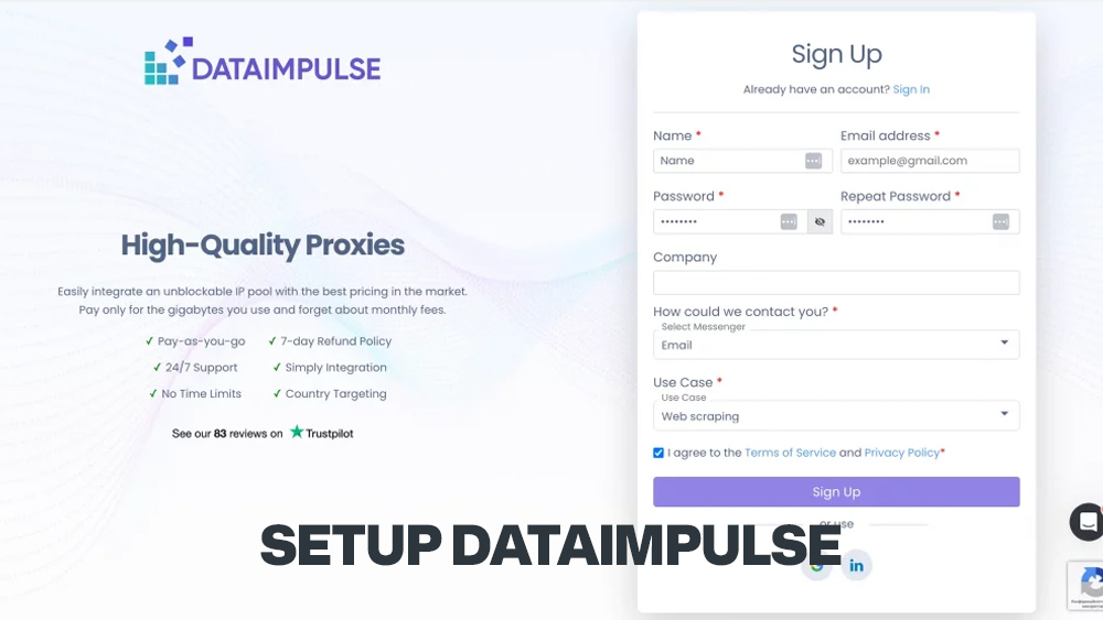 Setup DataImpulse