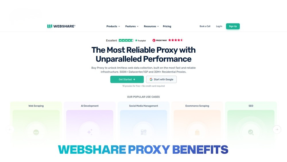 Webshare Proxy Benefits
