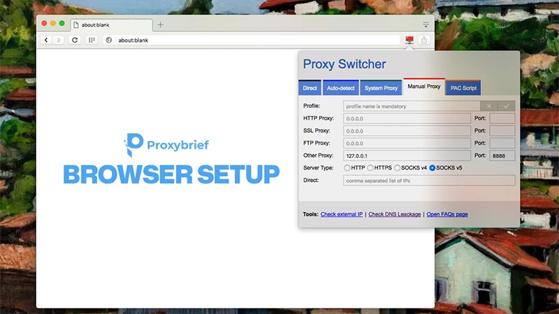 Browser Setup