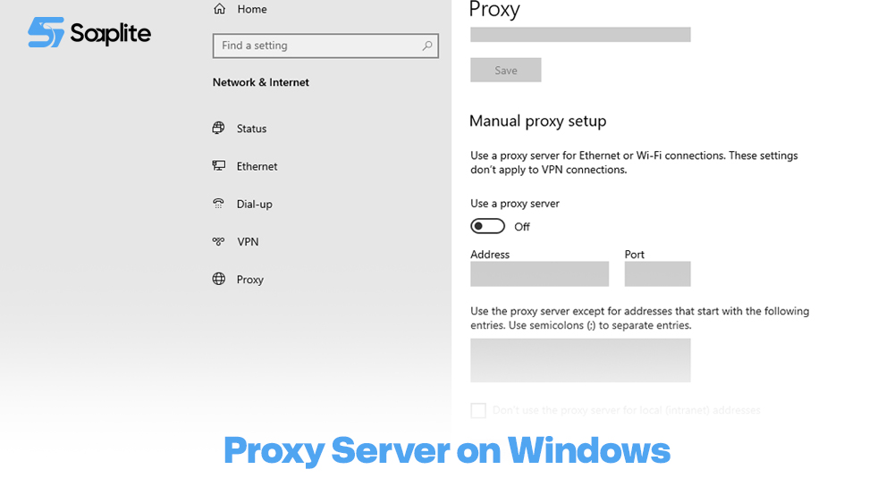Proxy Server on Windows