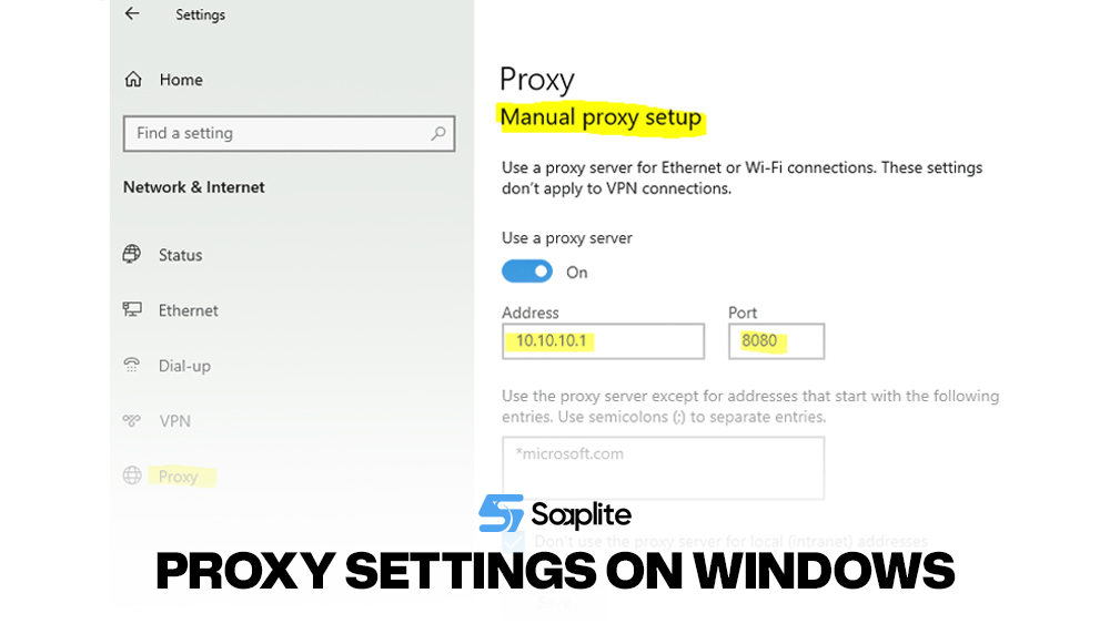 Proxy Settings on Windows