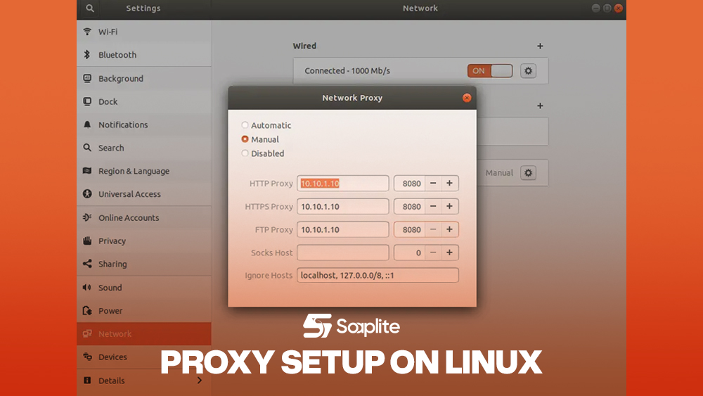 Proxy Setup on Linux