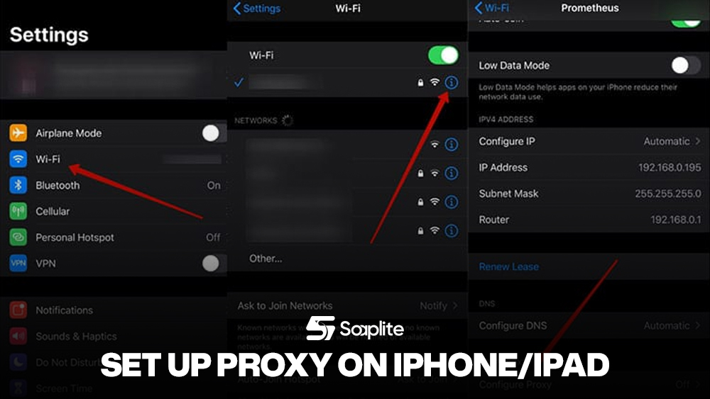 Set Up Proxy on iPhone/iPad