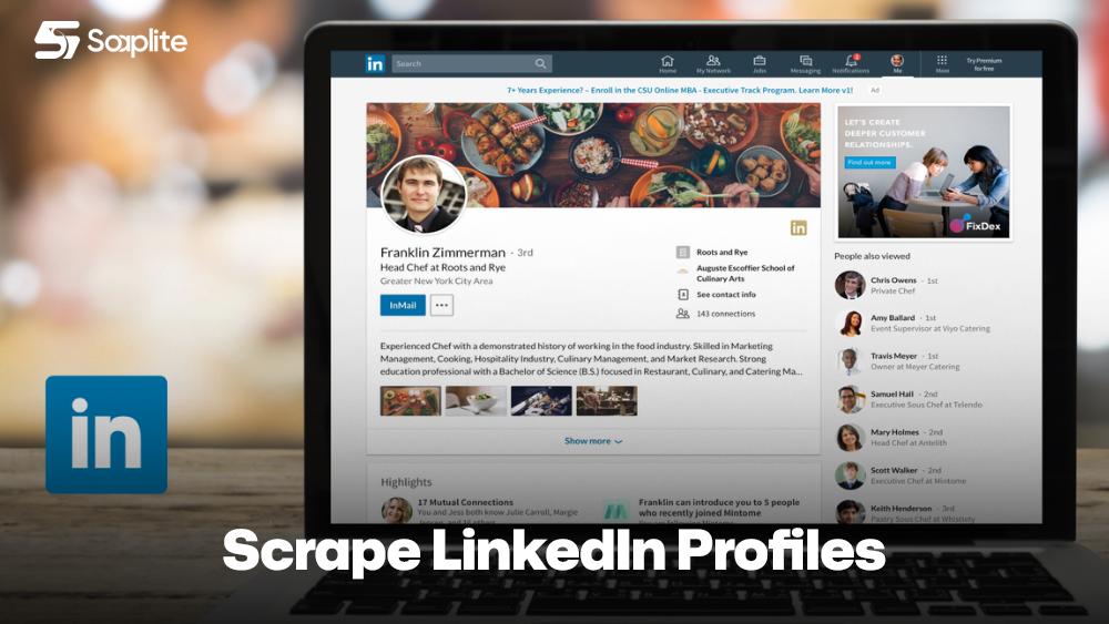 Scrape LinkedIn Profiles