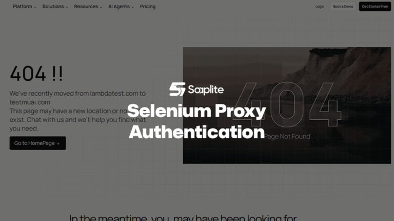 Selenium Proxy Authentication: Configuration Guide