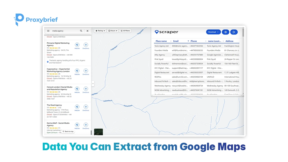 Data You Can Extract from Google Maps