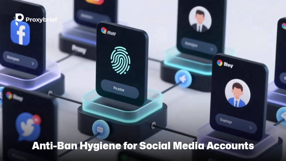 Anti-Ban Hygiene for Social Media Accounts