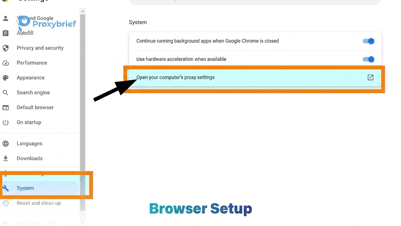 Browser Setup