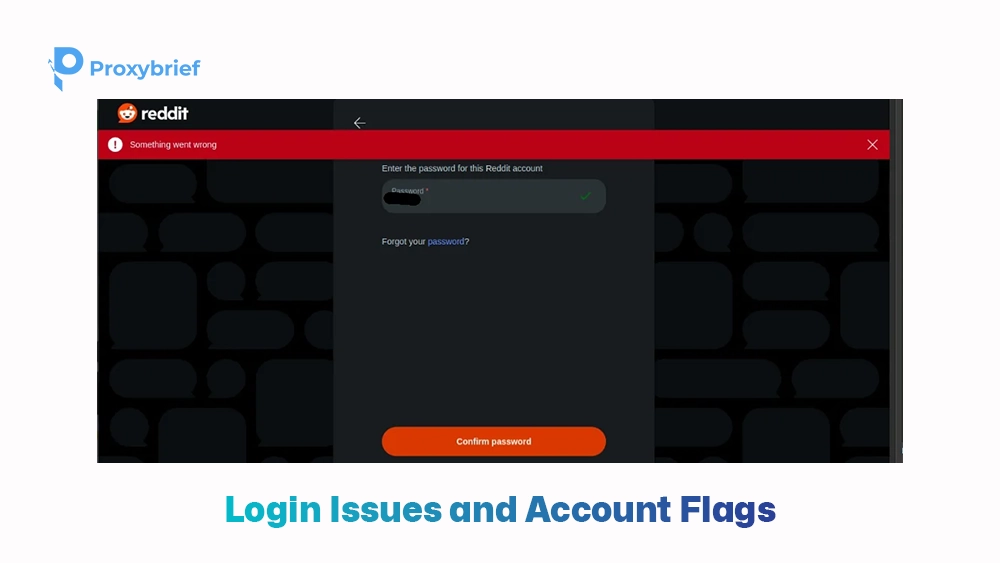 Login Issues and Account Flags