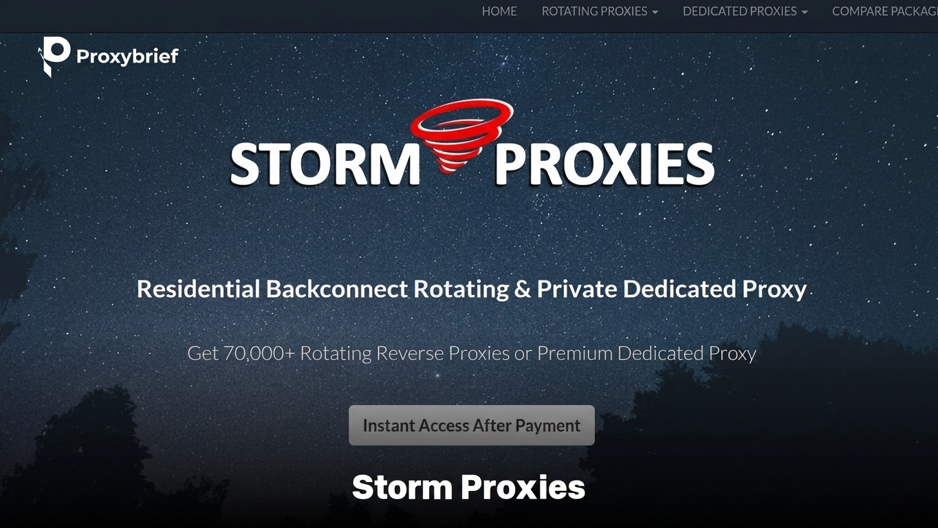 Storm Proxies