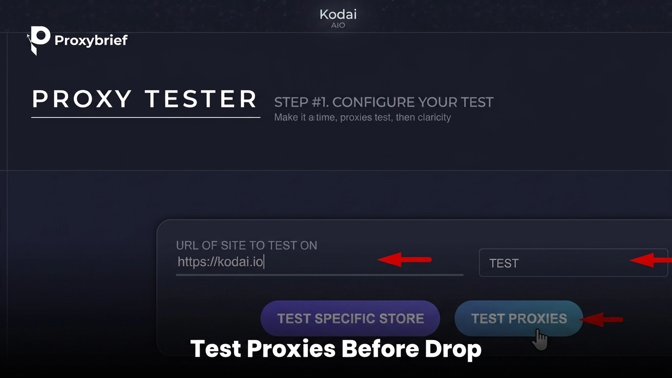 Test Proxies Before Drop