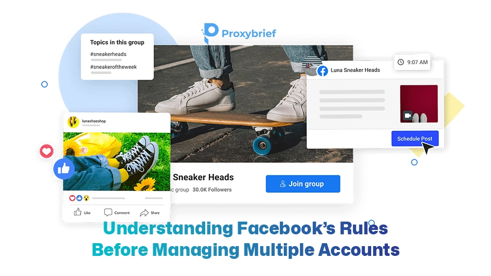 Understanding manage multiple Facebook accounts