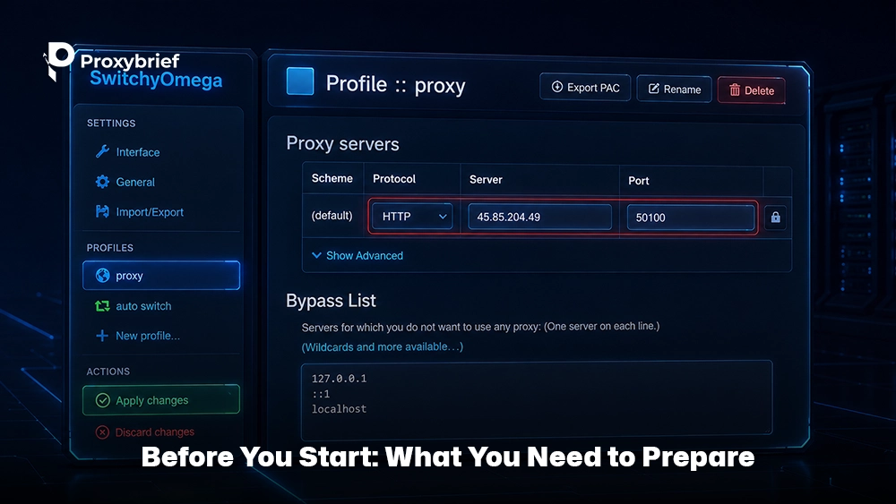 Before You Start: What You Need to Prepare