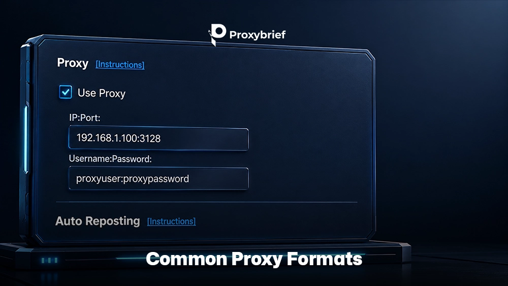 Common Proxy Formats