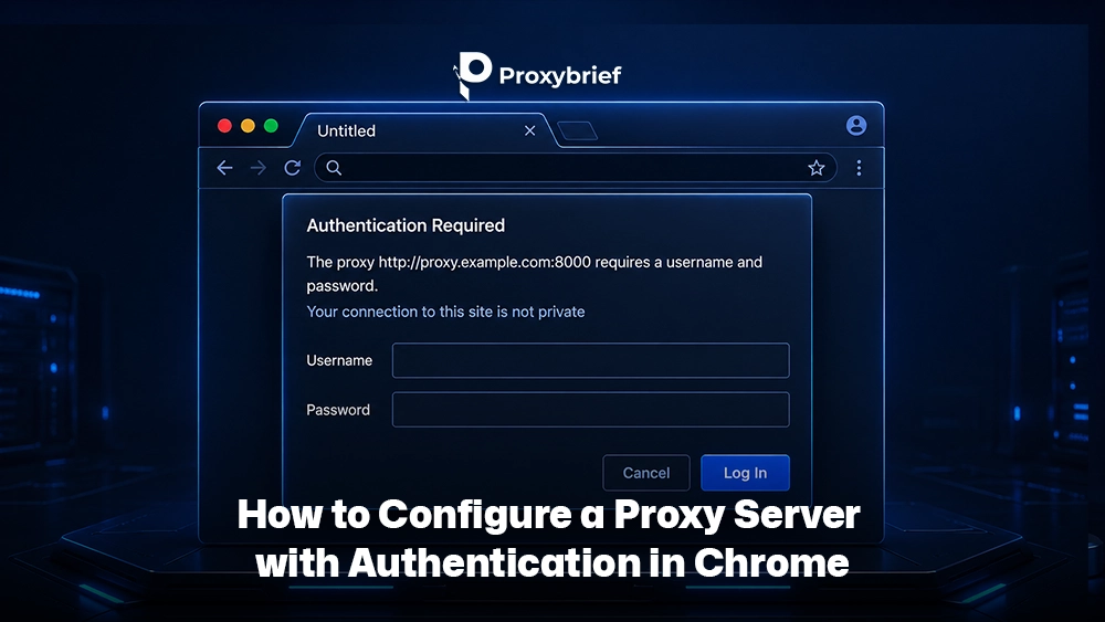 How to Configure a Proxy Server with Authentication in Chrome