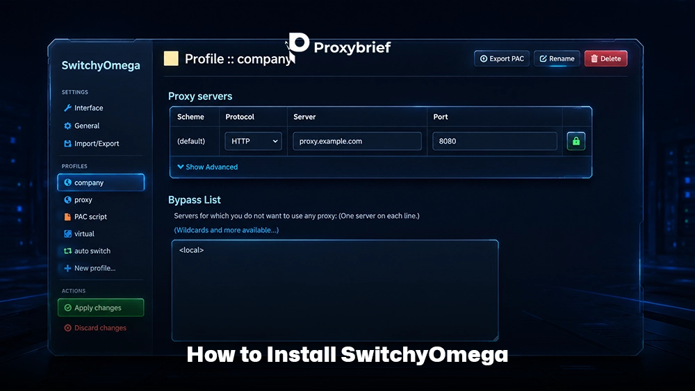 How to Install SwitchyOmega