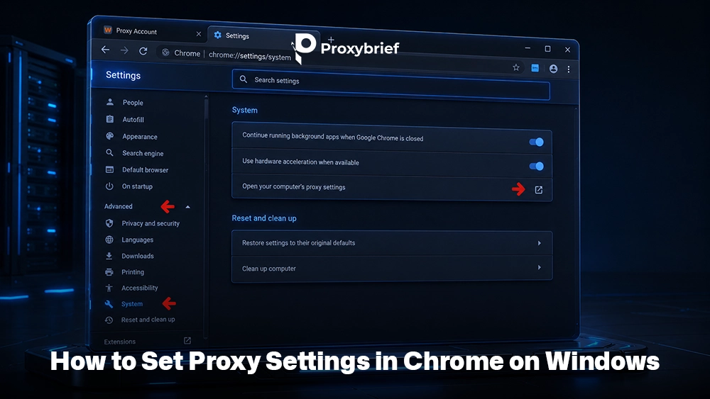 How to Set Proxy Settings in Chrome on Windows