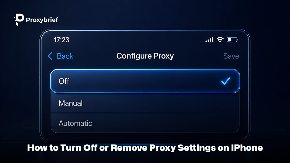 How to Turn Off or Remove Proxy Settings on iPhone
