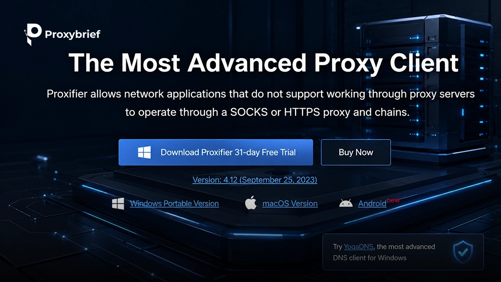 Installing Proxifier