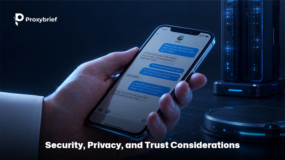 Security, Privacy, and Trust Considerations