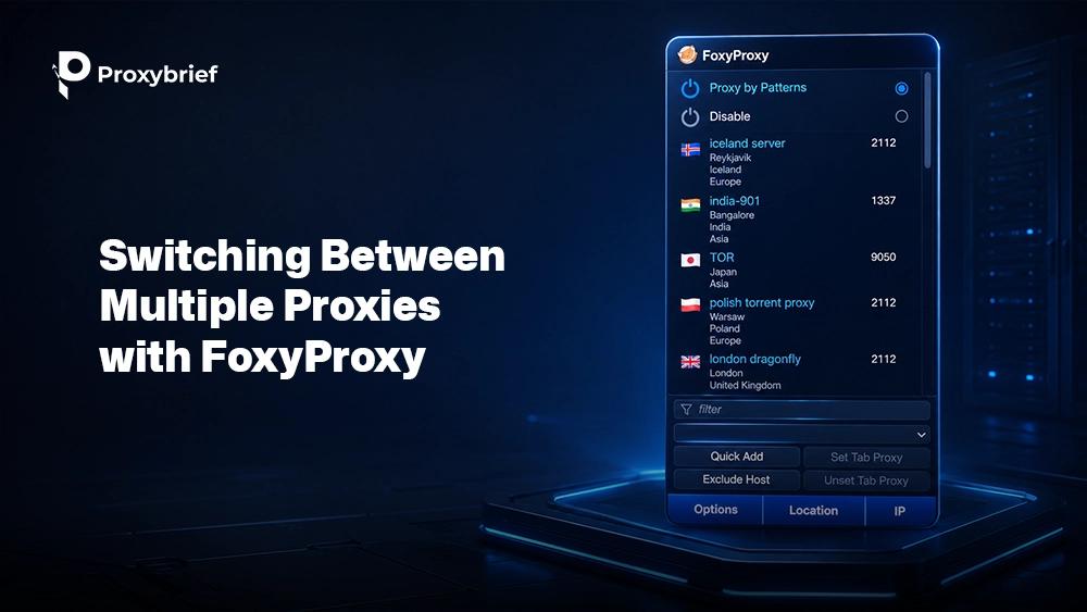 Switching Between Multiple Proxies with FoxyProxy