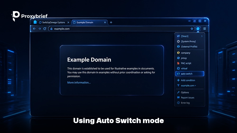 Using Auto Switch mode